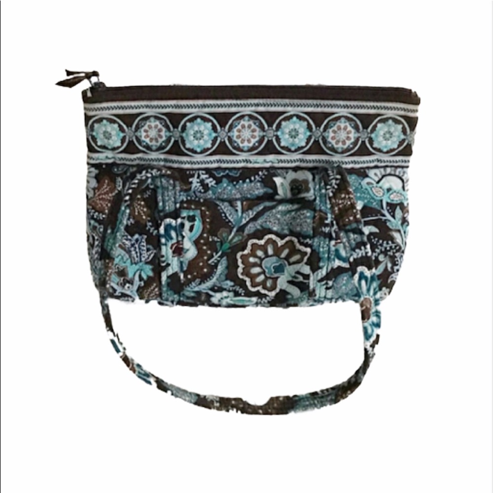 Vera Bradley floral quilted tote handbag